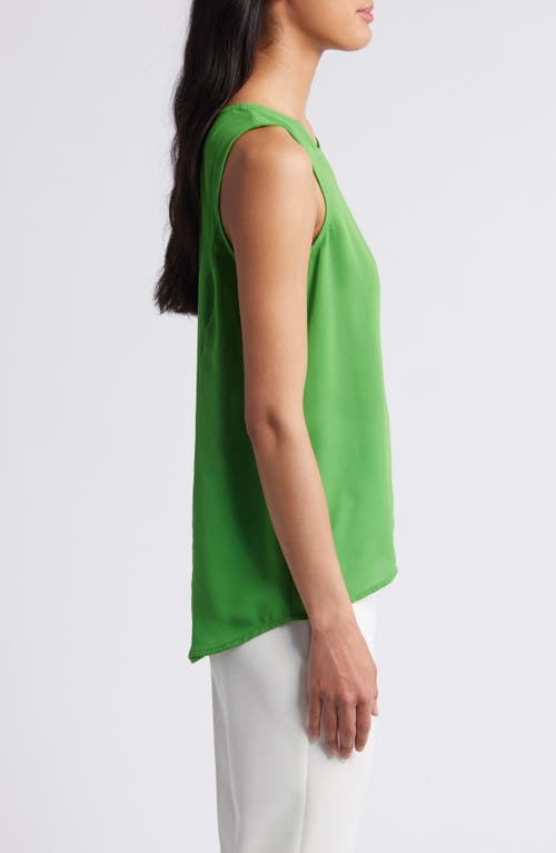 Vince Camuto High-low Sleeveless Top In Salted Lime