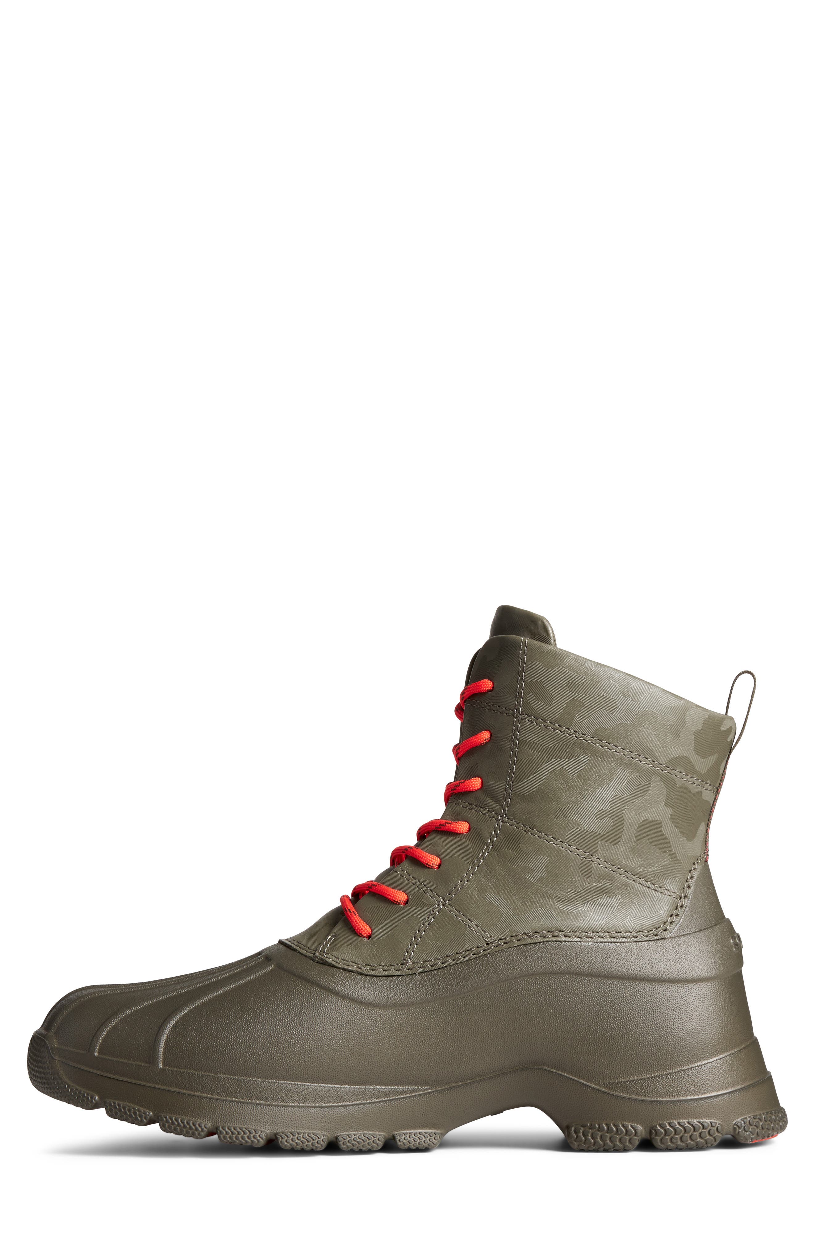 Sperry Top-Sider Duck Float Lace Up Boot - Men's Olive, 10.0