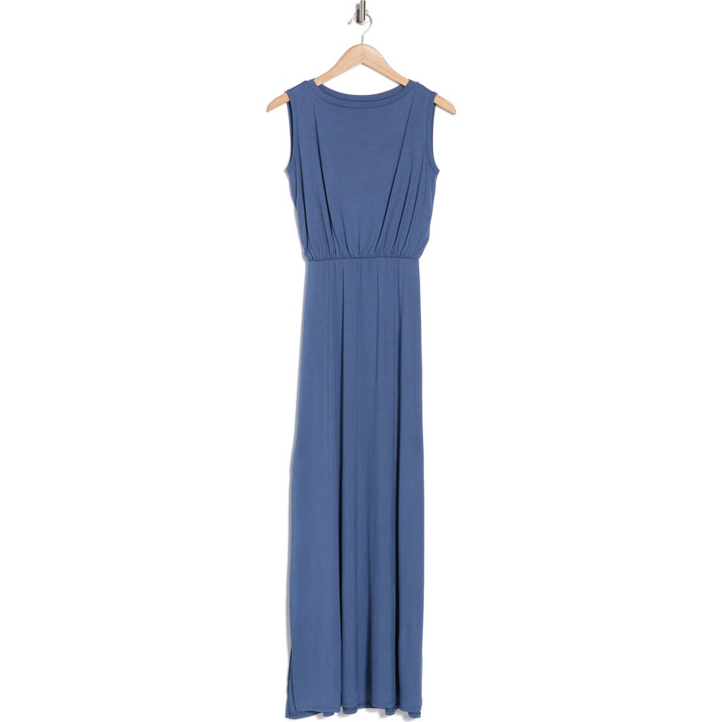 Go Couture Sleeveless Maxi Dress In Moroccan Blue