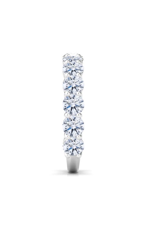 Hautecarat Lab Created Diamond Eternity Ring In White Gold