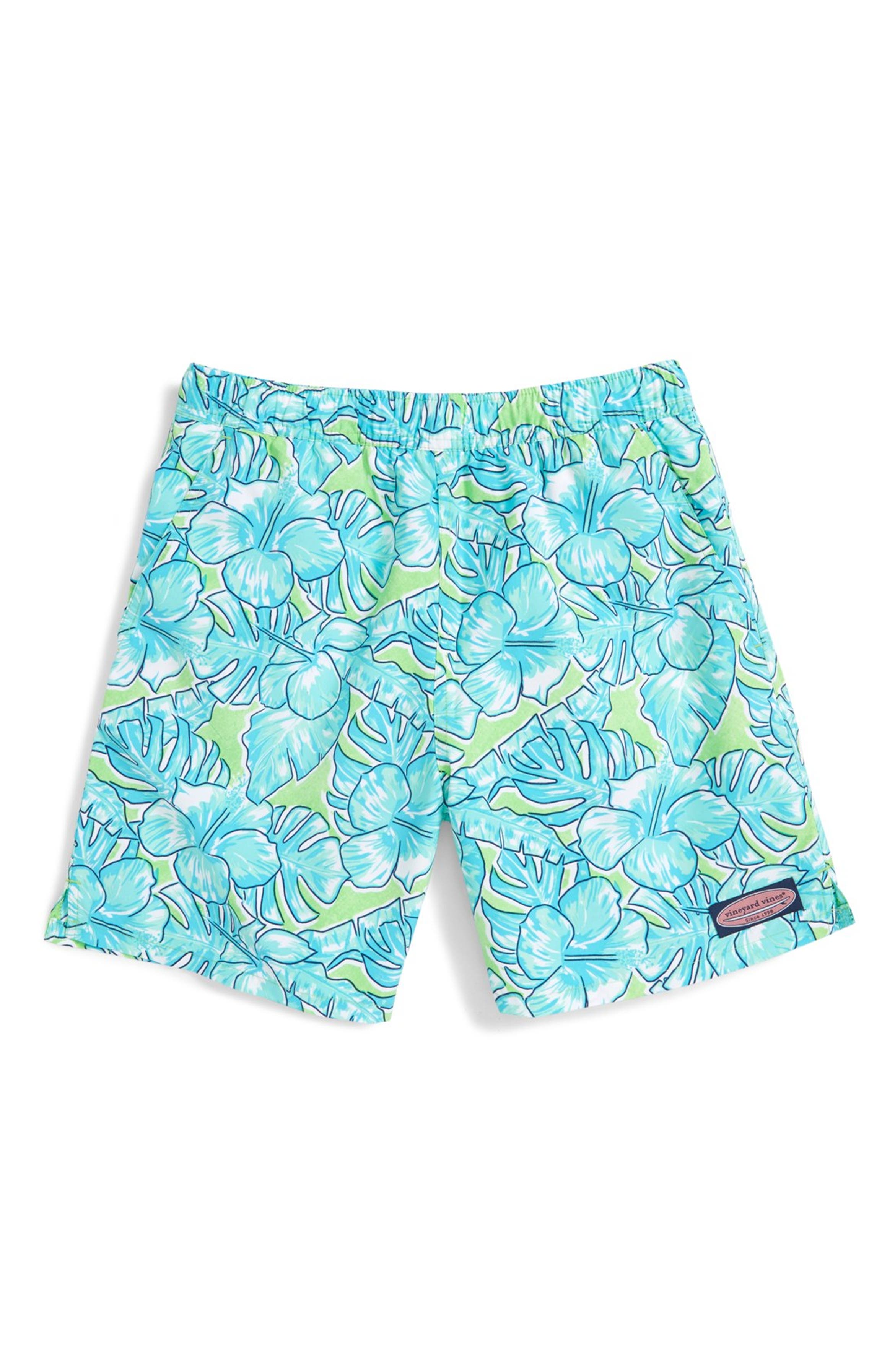 Vineyard Vines 'Chappy - Coastal Floral' Swim Trunks (Toddler Boys ...
