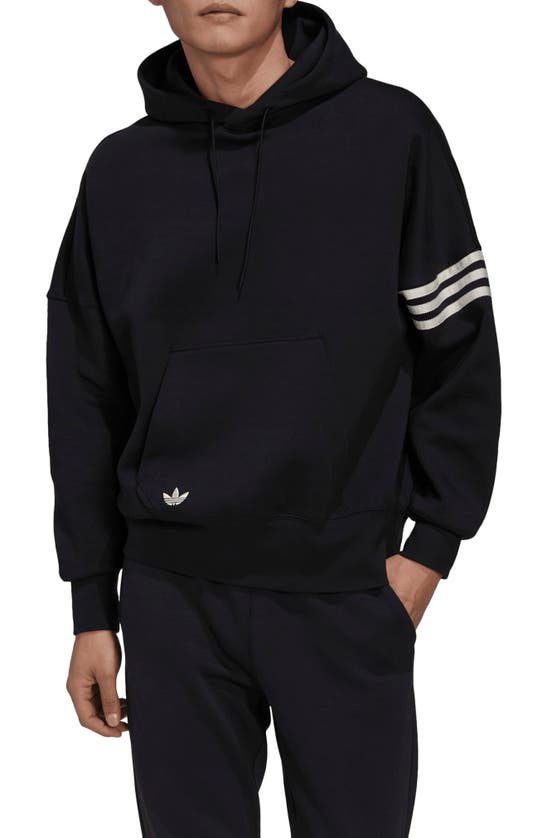 Adidas Originals Adicolor Neuclassics Oversize Hoodie In Black