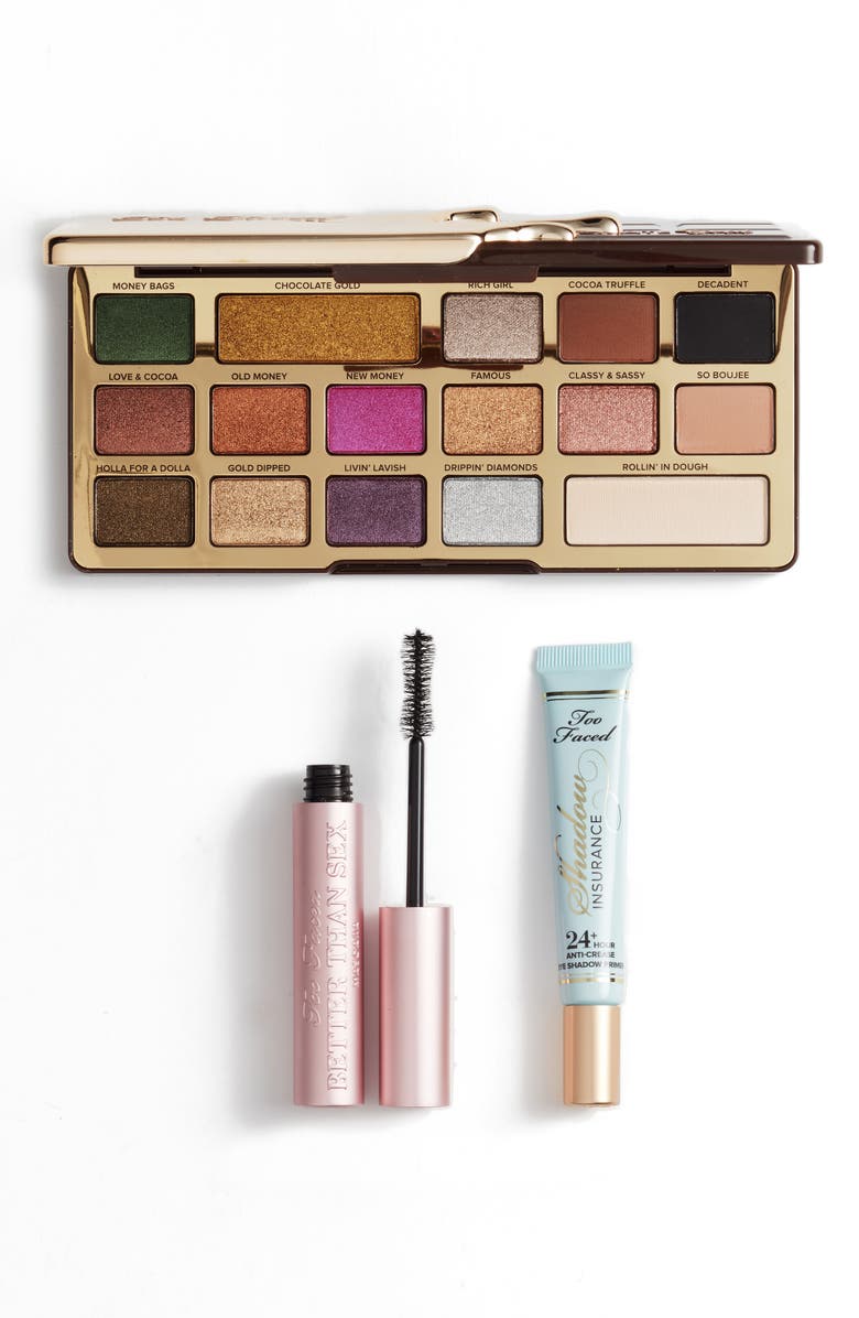 TOO FACED Sex, Gold and Chocolate Set, Main, color, 000