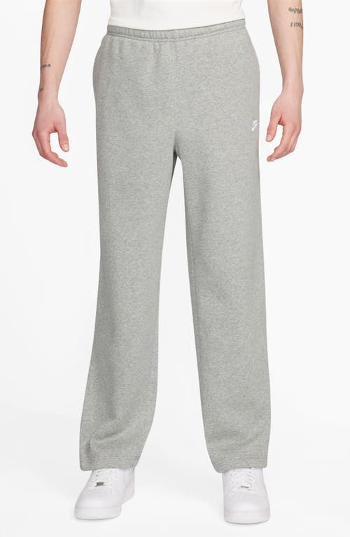 Shop Nike Club Fleece Bungie Pants In Grey Heather