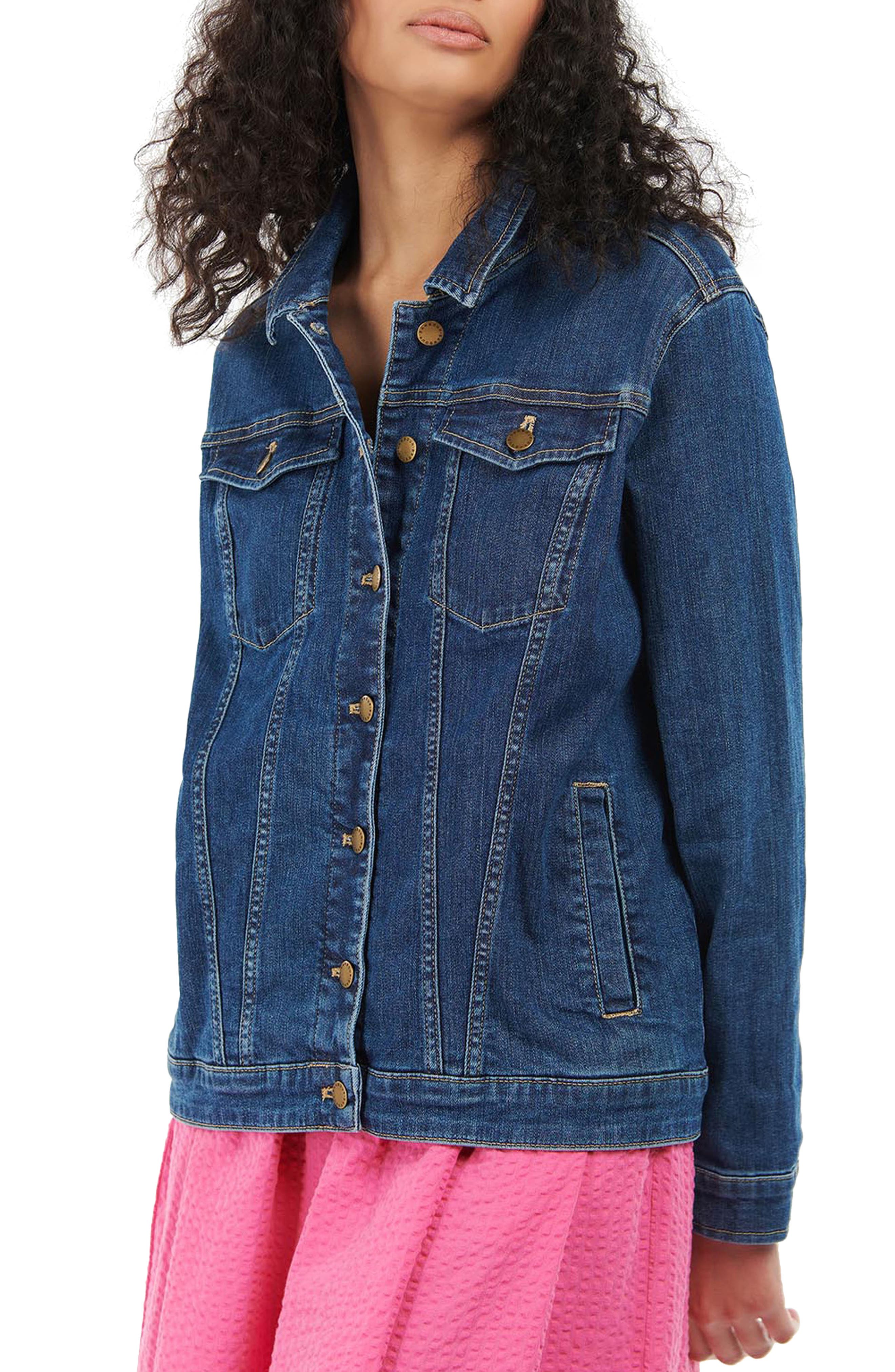 barbour denim jacket womens