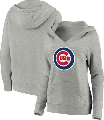 Lids Chicago Cubs Fanatics Branded Women's Core Team Crossover V-Neck  Pullover Hoodie - Royal