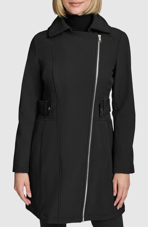 Andrew Marc Saylor Coat In Black