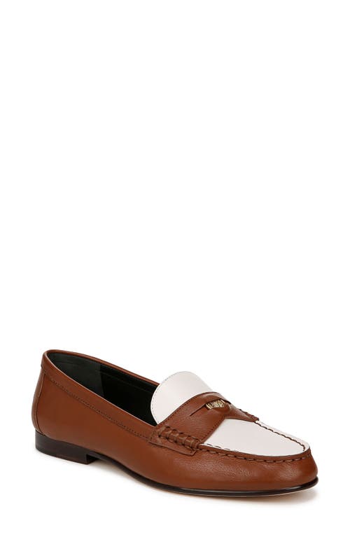 Shop Veronica Beard Penny Loafer In Caramel/lily