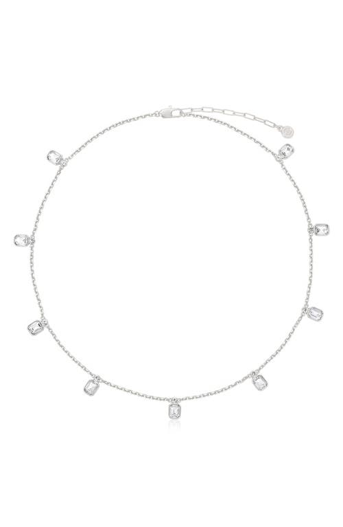 Ettika Deco Charm Necklace In Silver