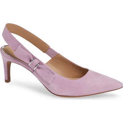 Linea Paolo Cora Slingback Pump- Purple