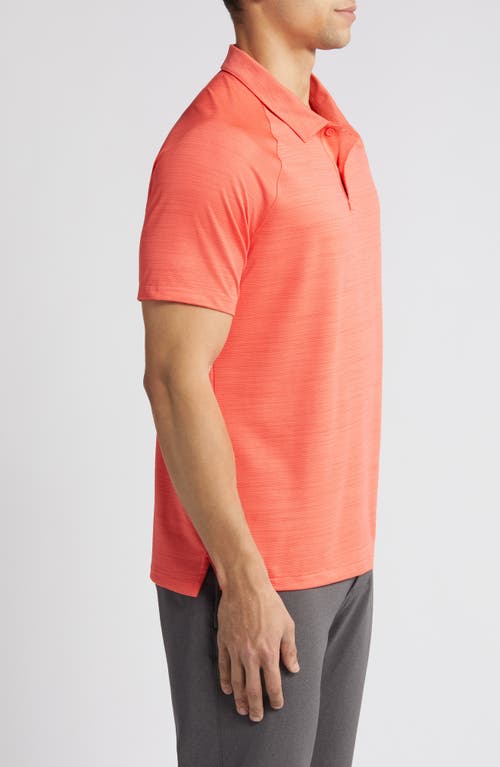 Shop Zella Chip Performance Golf Polo In Red Cayenne