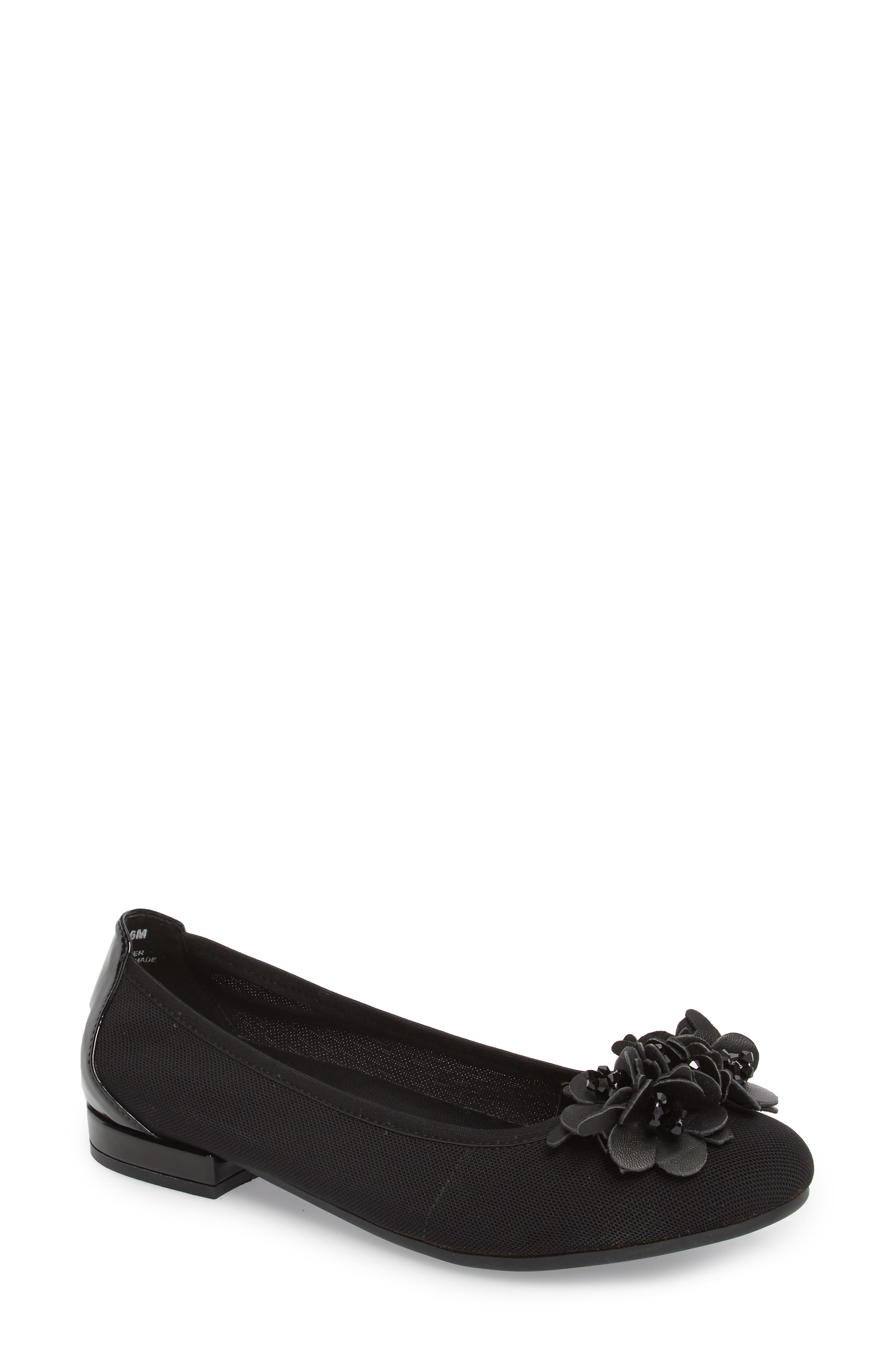 David Tate Magnetic Ballet Flat, Black