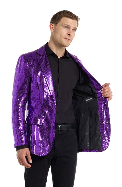 Opposuits Sequin Sport Coat In Purple