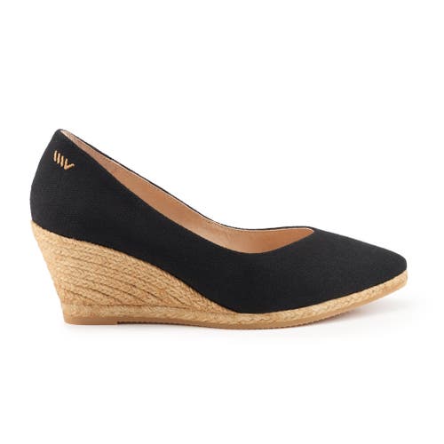 VISCATA VISCATA ROSES CANVAS V CUT ESPADRILLE WEDGES
