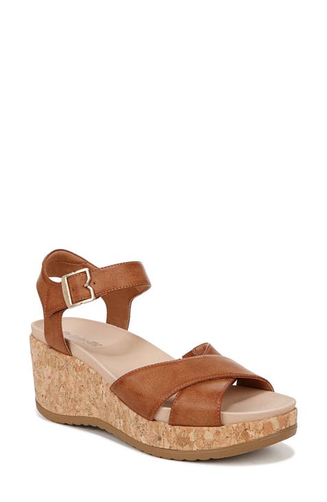 Citrine Sun Wedge Sandal (Women)