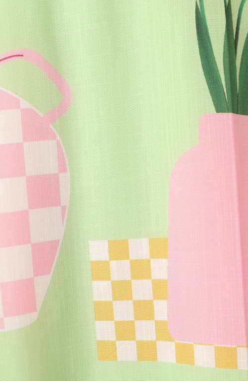 Petal And Pup Petal & Pup Piccolo Fruit Print Strapless Maxi Dress In Green