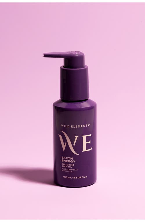 Wild Elements Earth Energy Restoring Body Oil In Bottle