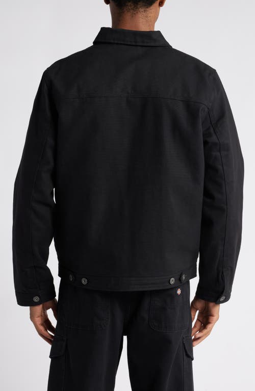 Shop Dickies Cotton Duck Canvas Jacket In Black