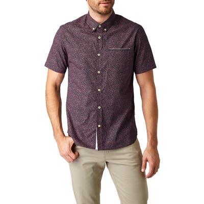 7 Diamonds Southern Lights Slim Fit Shirt, Blue