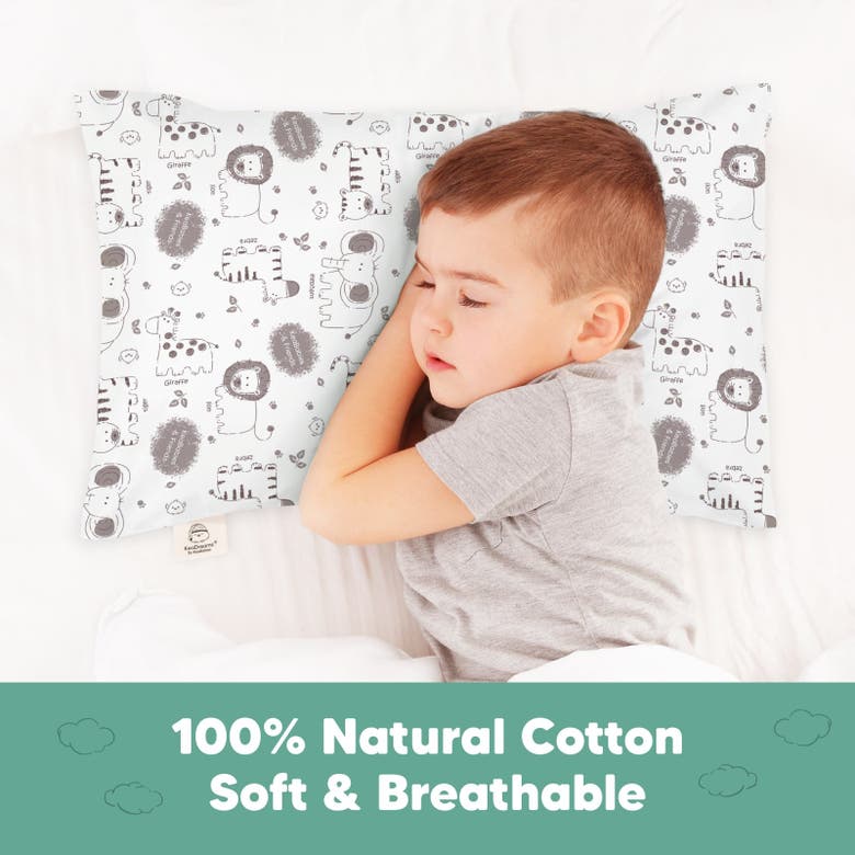 Keababies Printed Toddler Pillowcase 13x18" In Keasafari