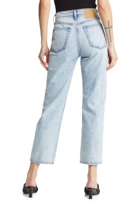 Rag & Bone Alex High Waist Straight Leg Ankle Jeans In Venice