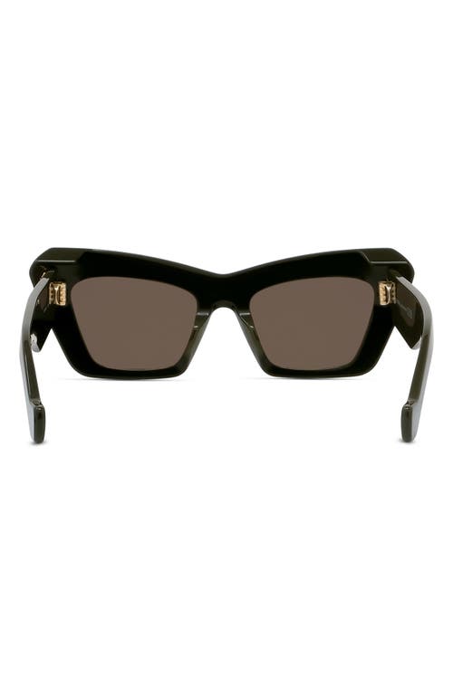 Loewe Anagram-logo Cat-eye Acetate Sunglasses In Black