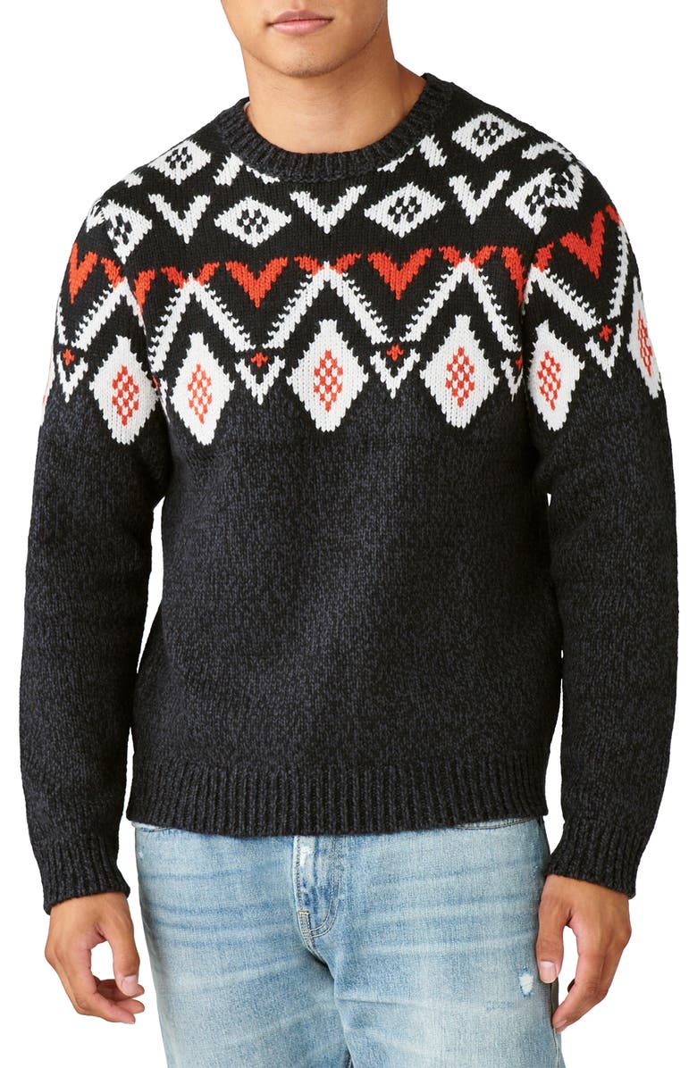 Lucky Brand Fair Isle Cotton Sweater | Nordstrom