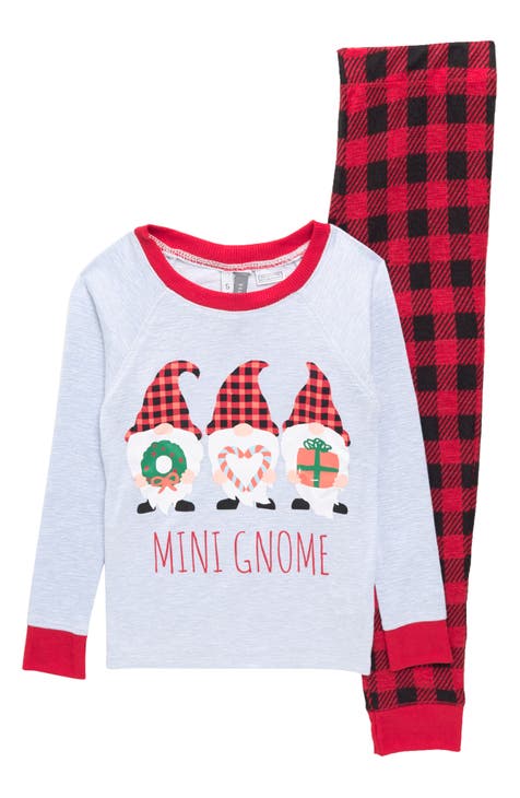 Kids' Mini Gnome Print Pajamas (Little Kid & Big Kid)