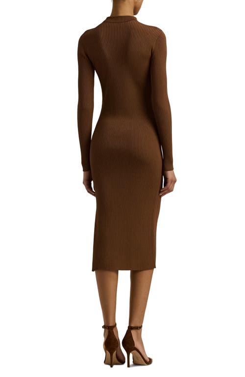 LAUREN RALPH LAUREN LAUREN RALPH LAUREN RIB KNIT POLO DRESS 