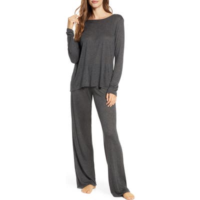 Natori Jersey Pajamas, Grey (Nordstrom Exclusive)