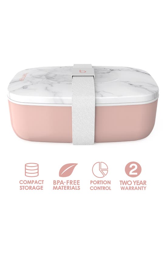 Bentgo All-in-one Lunch Stackable Lunch Box Solution In Blush Marble
