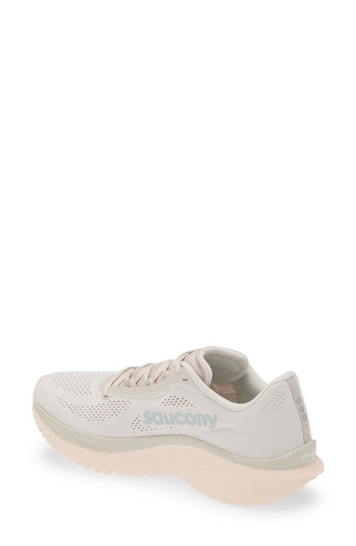 Saucony Kinvara 15 Running Shoe In Moon/jade
