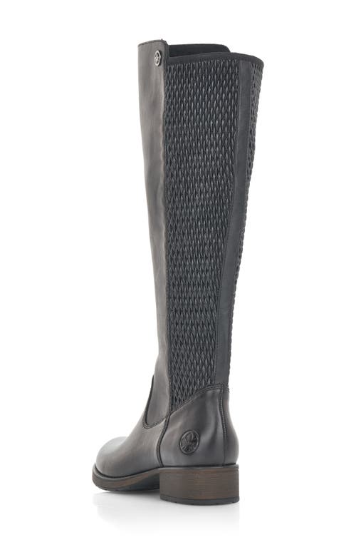 Shop Rieker Faith 91 Riding Boot In Schwarz/black/schwarz