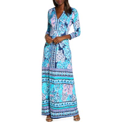 Lilly Pulitzer Melli Maxi Dress, Blue