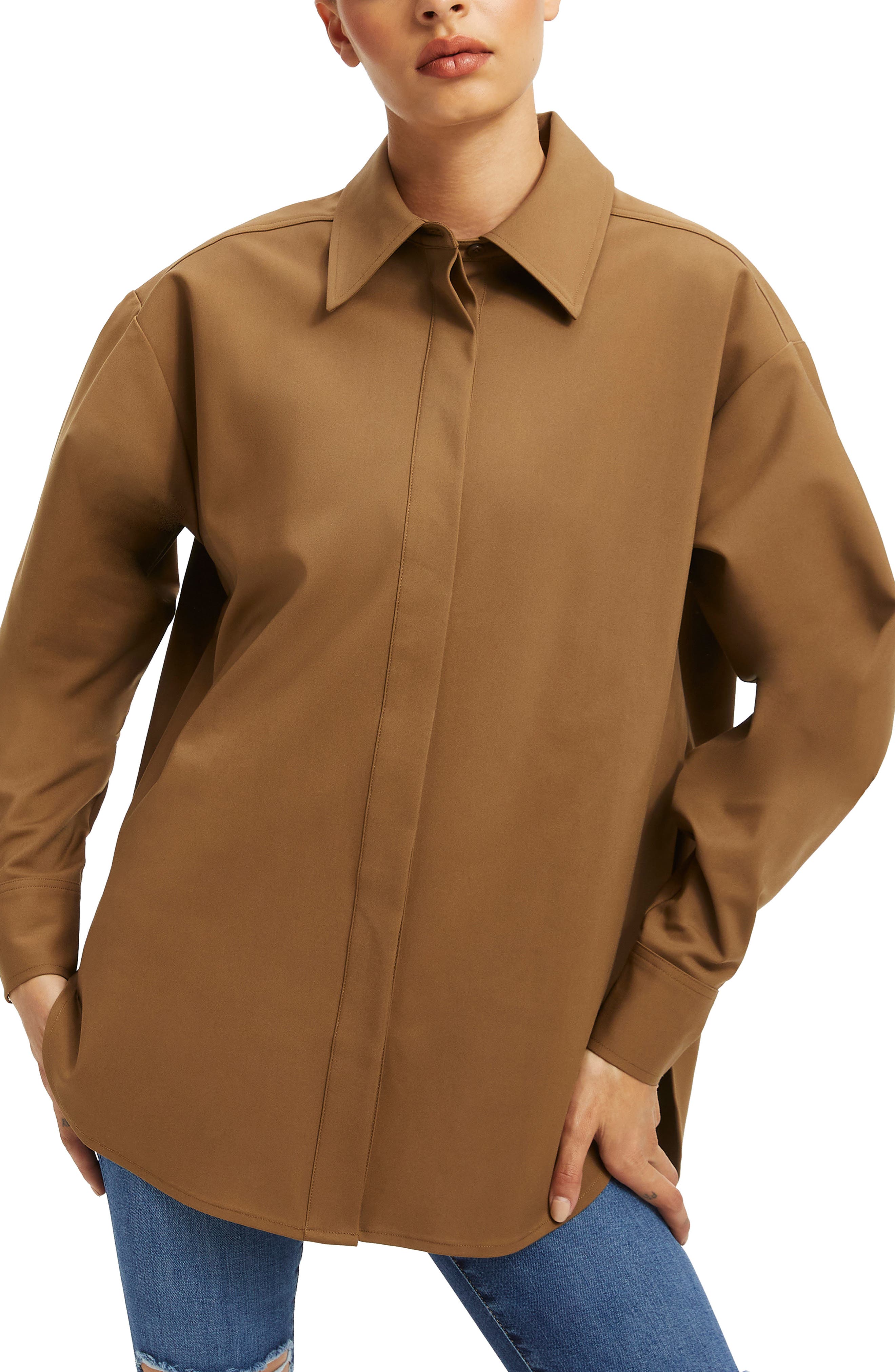 women cotton button down shirts | Nordstrom