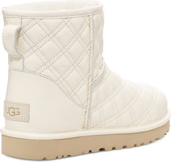 UGG® Classic Mini II Quilted Genuine Shearling Lined Bootie (Women