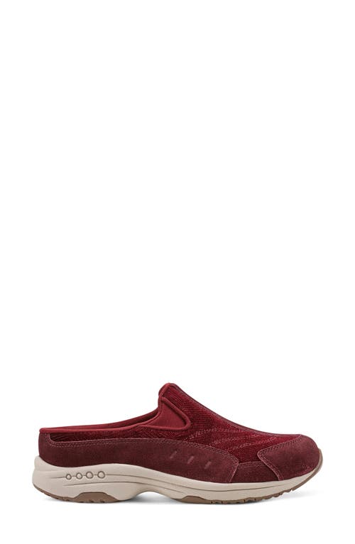 Shop Easy Spirit Travel Time Mule In Dark Red