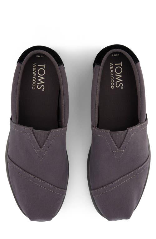 Shop Toms Alp Fwd Slip-on In Dark Grey