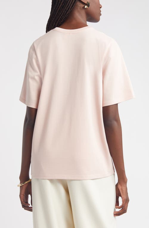 Shop Nordstrom Relaxed Fit Pima Cotton Crewneck T-shirt In Pink Smoke