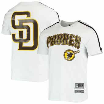 San Diego Padres Fanatics Branded Team Logo Lockup T-Shirt - Brown