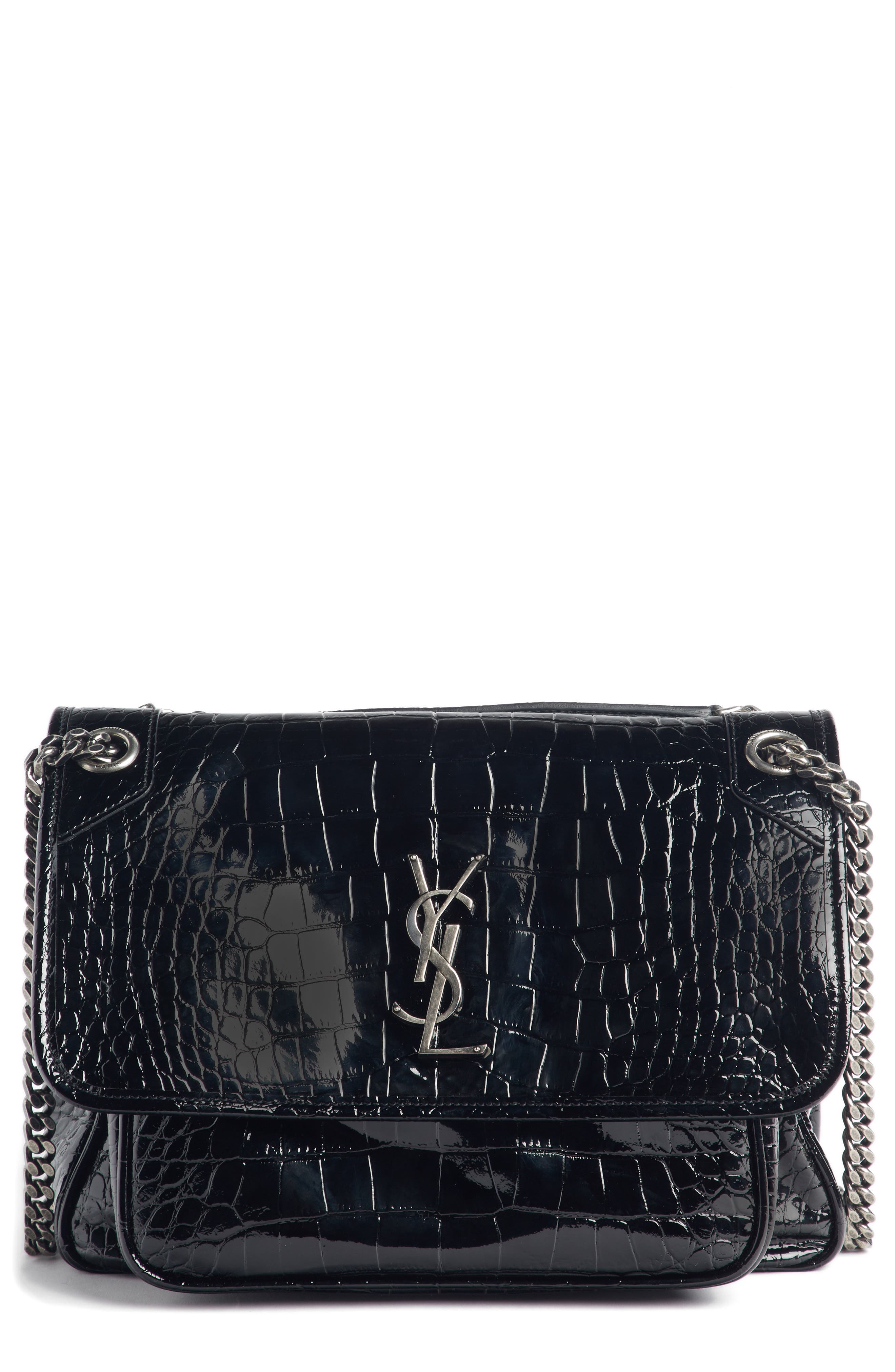 ysl niki crocodile