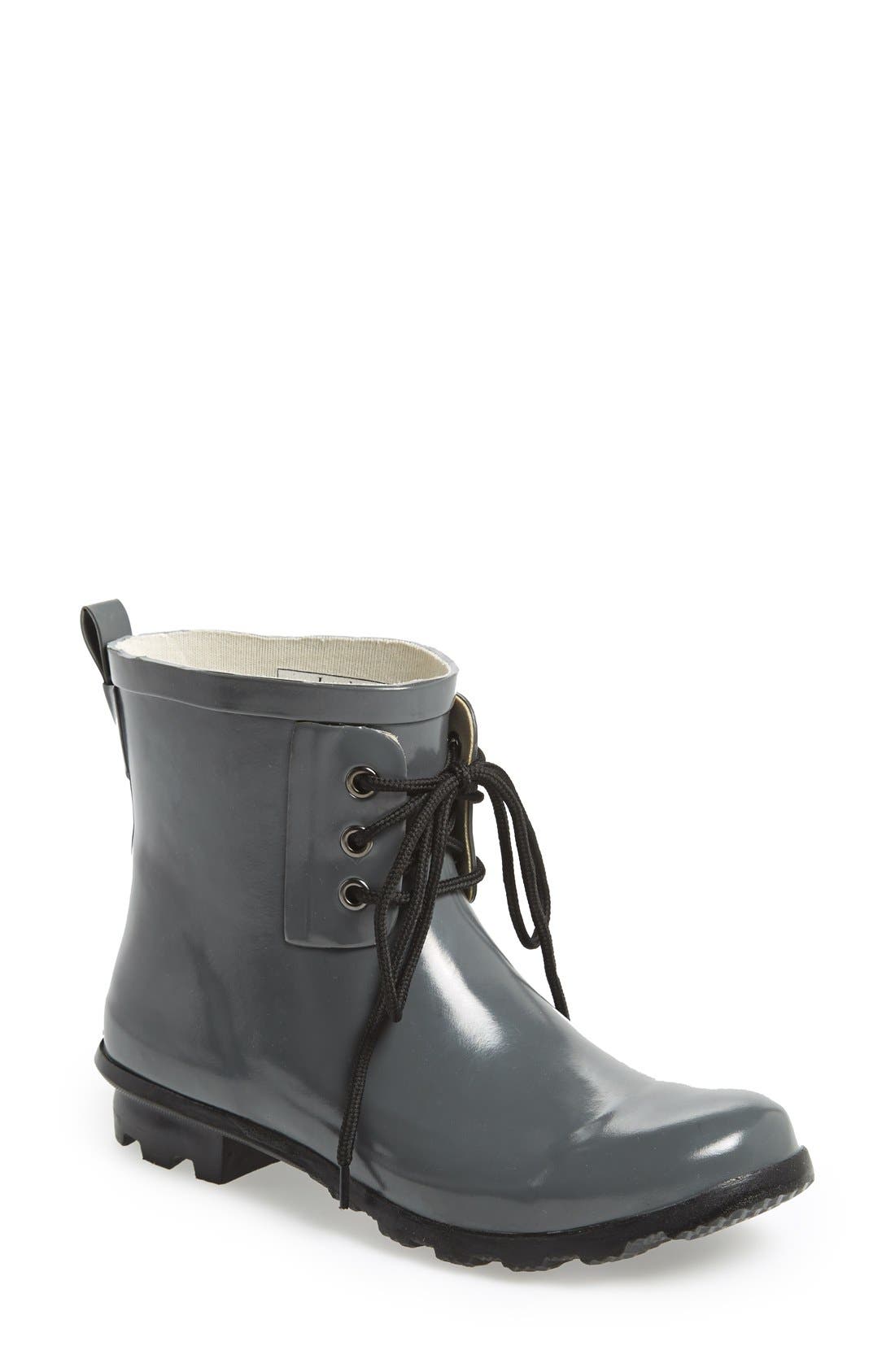 Chooka 'Classic' LaceUp Rain Boot (Women) Nordstrom