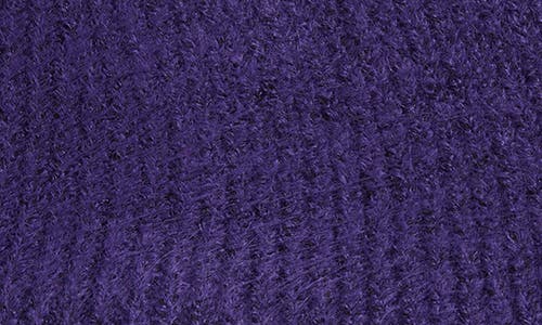 Tasha Basic Ribbed Knit Beanie In Purple