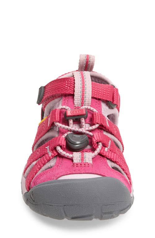 Shop Keen Seacamp Ii Cnx Water Friendly Sandal In Berry/pink