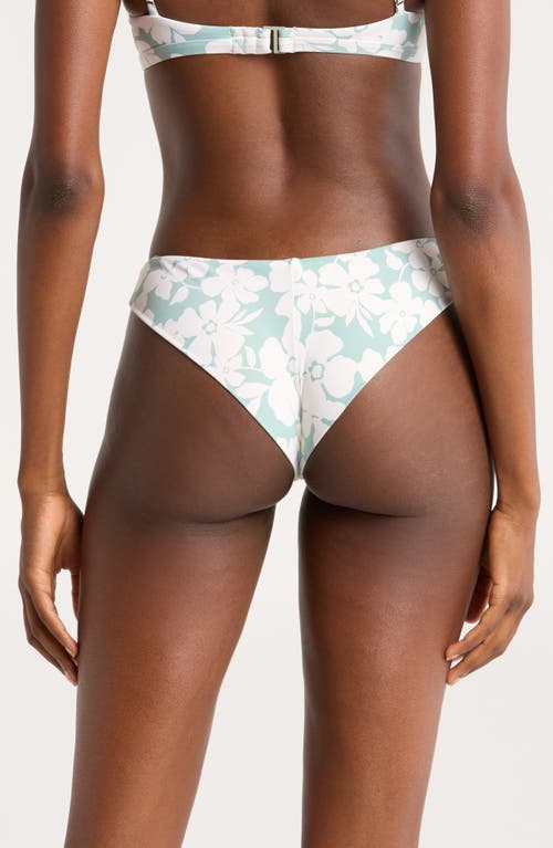 Volcom Coco Cheekini Bikini Bottoms In Sea Glass