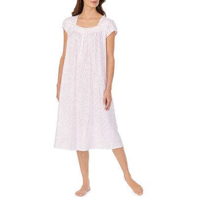 Eileen West Ballet Cotton Nightgown, Pink