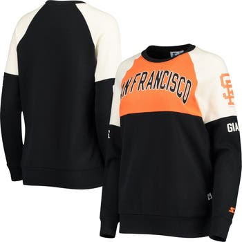 San Francisco Giants New Era Women's Plus Size 3/4 Sleeve Raglan T-Shirt -  White/Black