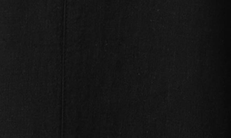 Nic + Zoe Rumba Park Wide Leg Crop Organic Linen Blend Pants In Black Onyx