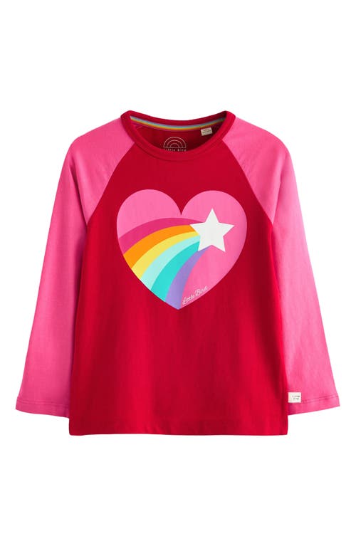 Little Bird Kids' Shooting Star Long Sleeve Graphic T-shirt In Pink