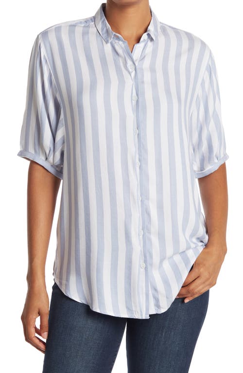beachlunchlounge Better Late Short Sleeve Shirt at Nordstrom,